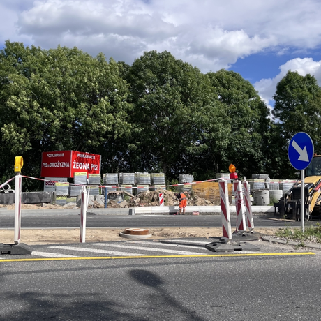Rozbudowa ul. Warszawskiej [wrzesień 2023] - fot 2